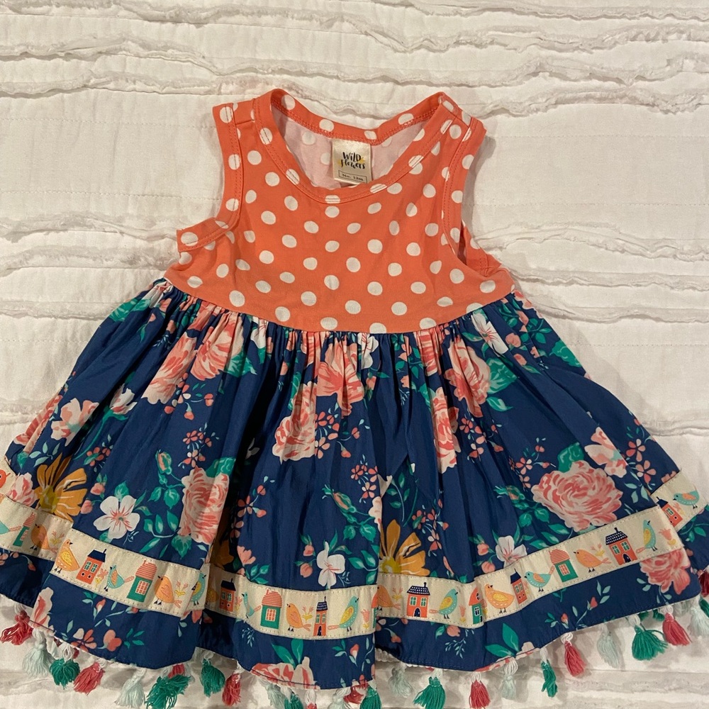 Wild flowers dress 12 months